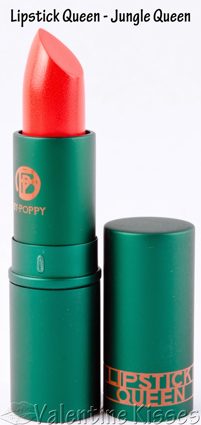 Valentine Kisses Lipstick Queen Jungle Queen lipstick pics, swatches