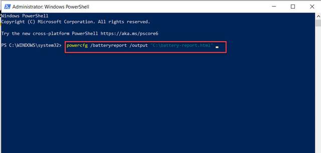 การใช้งาน Battery Report ใน Windows 10