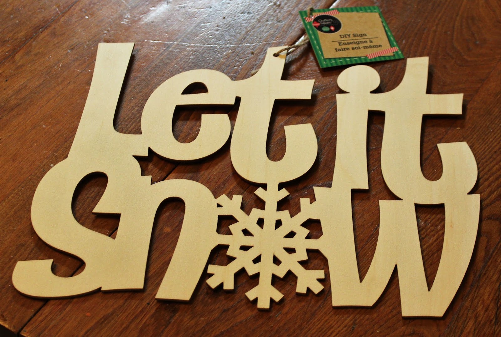 A Christmas Dollar Tree Wood Cutout Project Organized Clutter