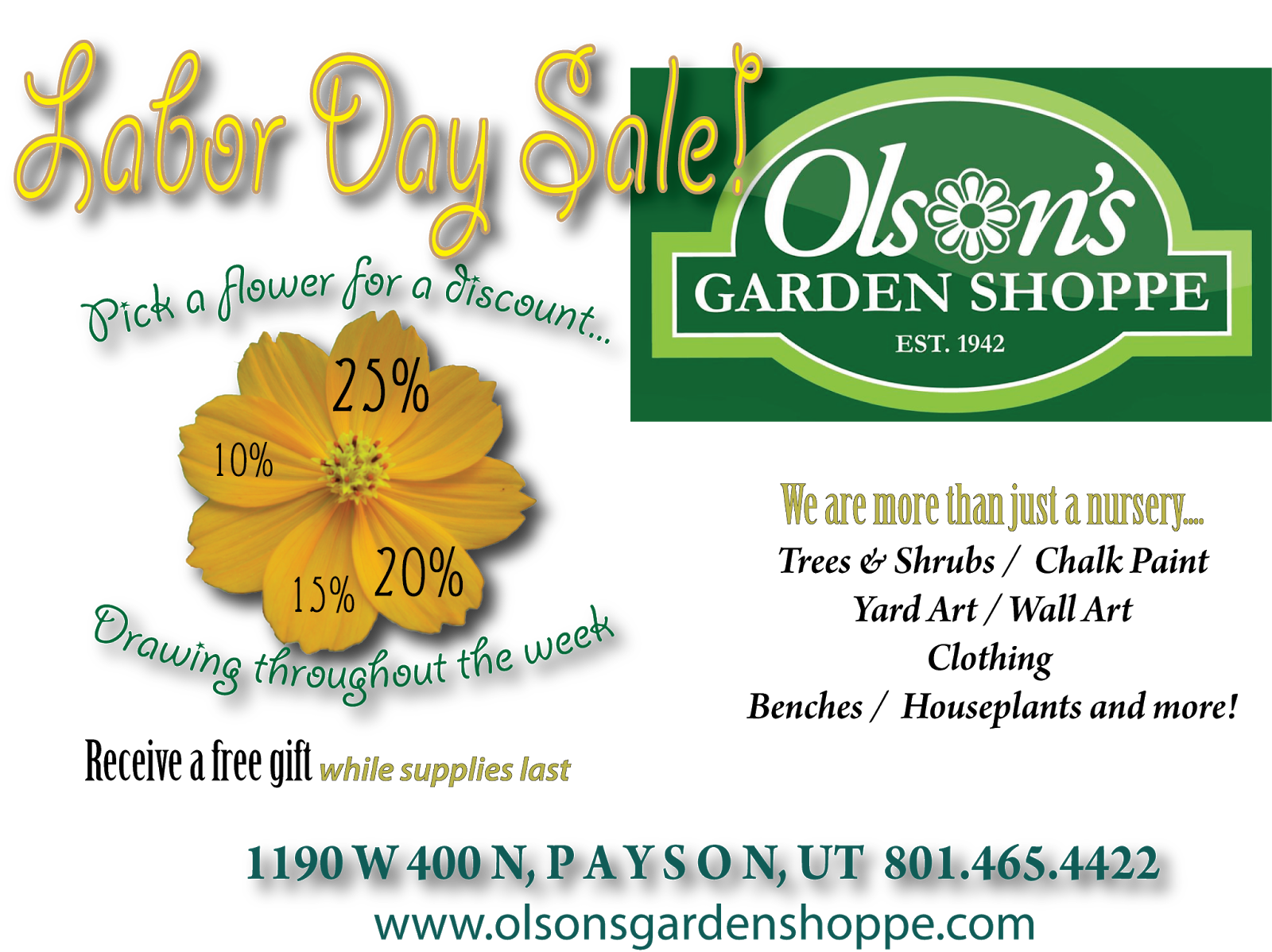 The Payson Chronicle Celebrating Onion Days Olson's Garden Shoppe and