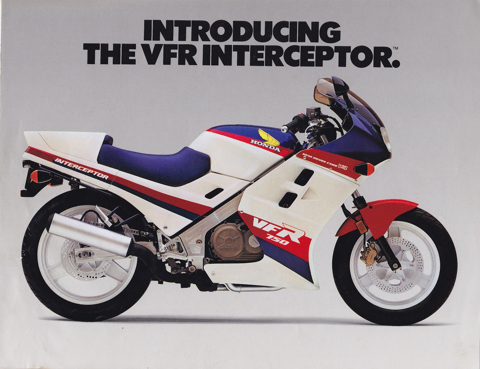Racing Cafè: Vintage Brochures: Honda VFR 750 Interceptor ... honda vf500 wiring diagram 