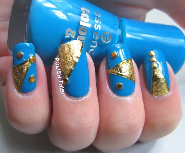 Essence Let's Get Lost with Gold Foil, Studs and Striping Tape - Polish ...
