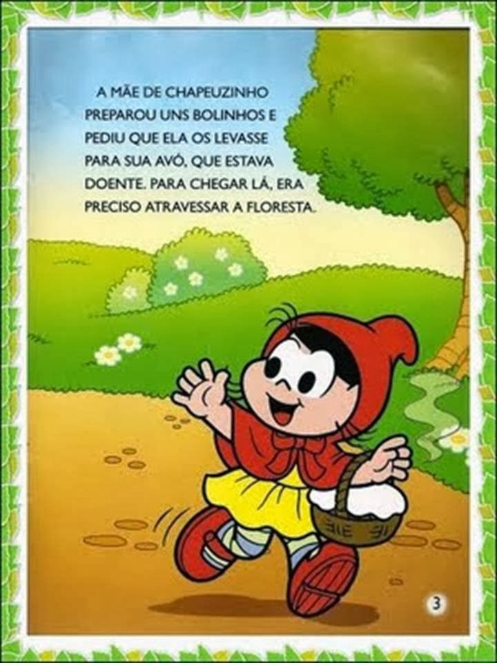 Contos de fadas na Educação História Chapeuzinho Vermelho