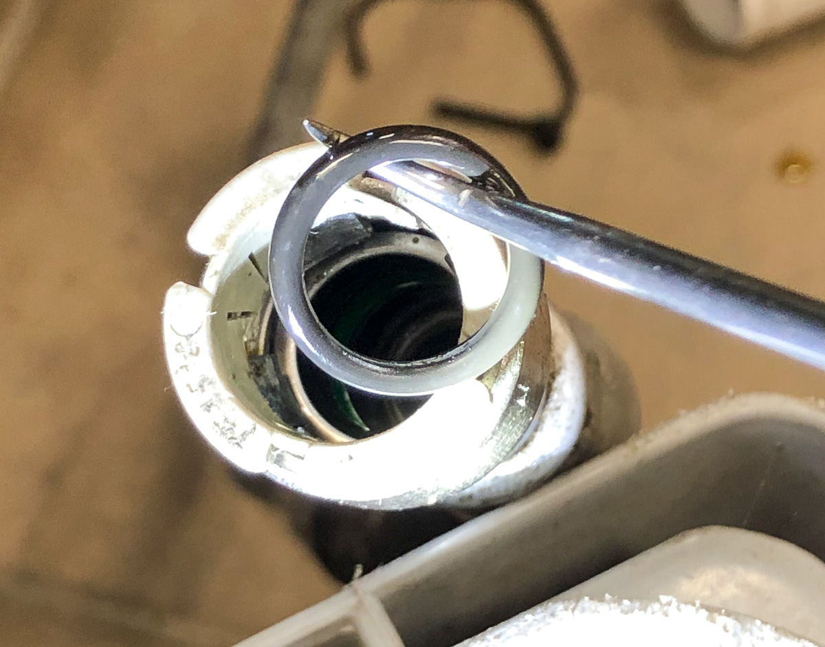 Rebuilding BMW Transmission Oil Cooler Hose Quick Connect Fittings