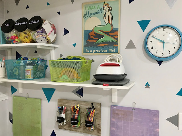 Craft room and workspace makeover for the One Room Challenge
