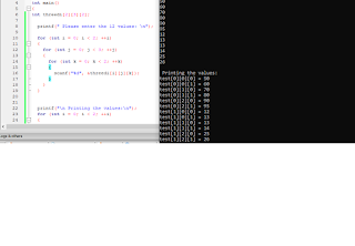 Multi Dimensional Array(2D and 3D ) in C Program #DOTC_Mdb
