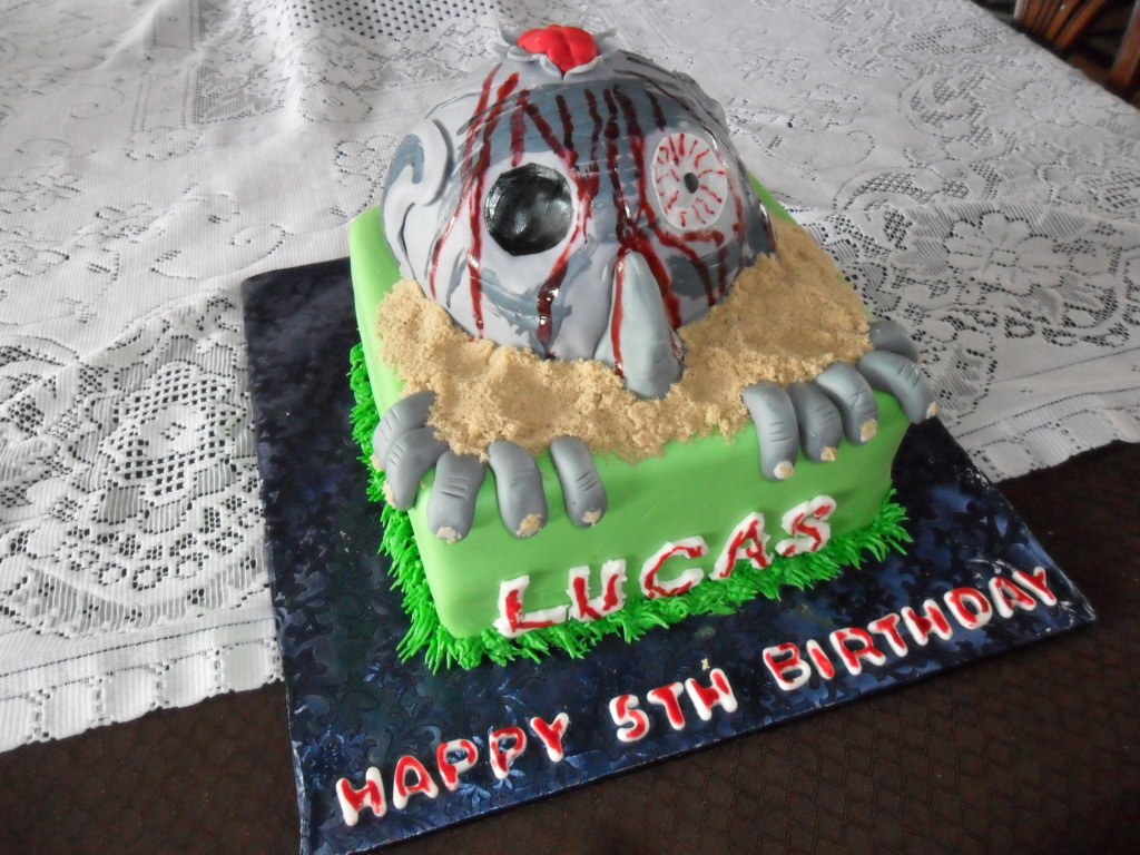 Larry the Cake Guy Zombie Cake