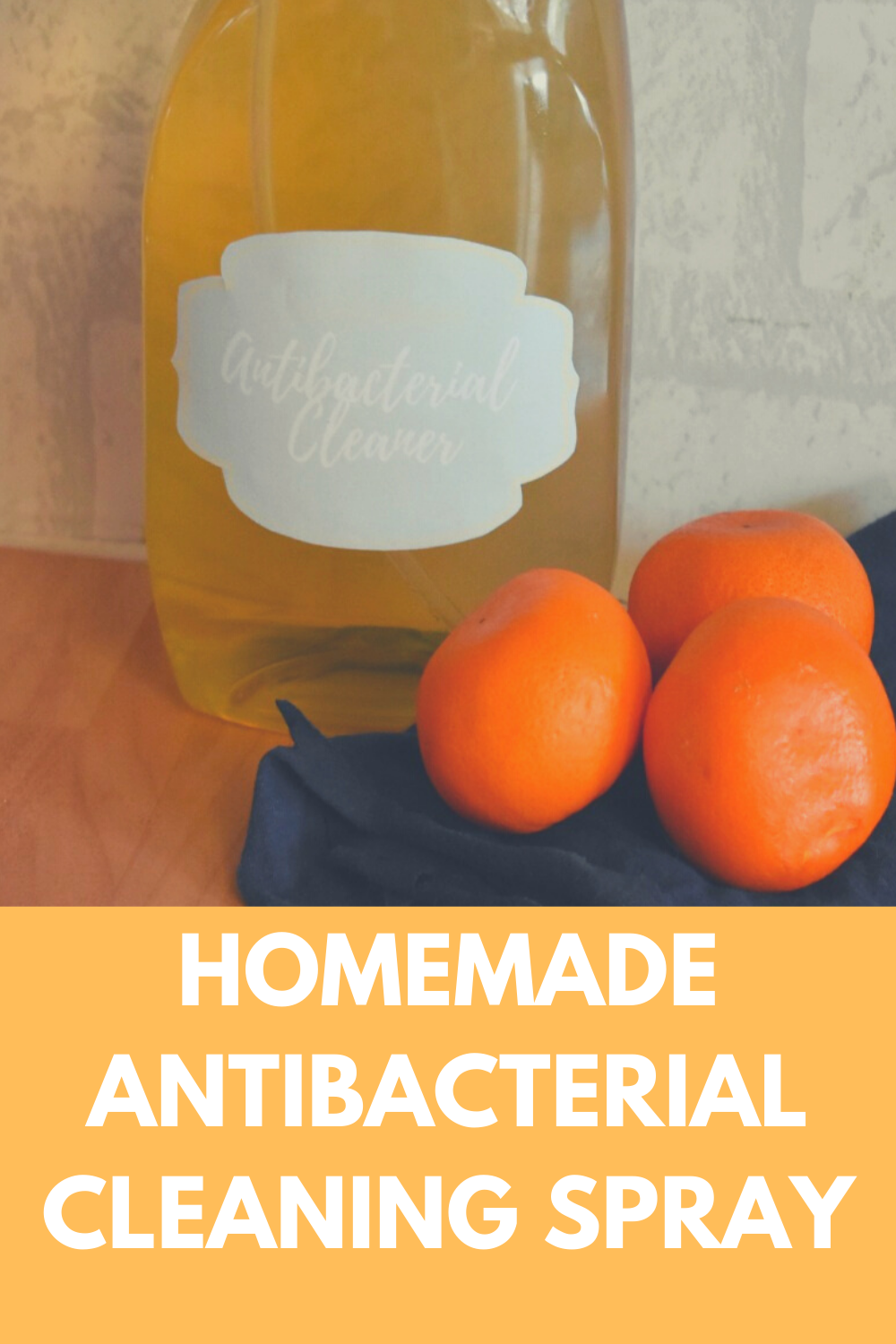 Homemade Antibacterial Cleaning Spray - Make your own cleaning products