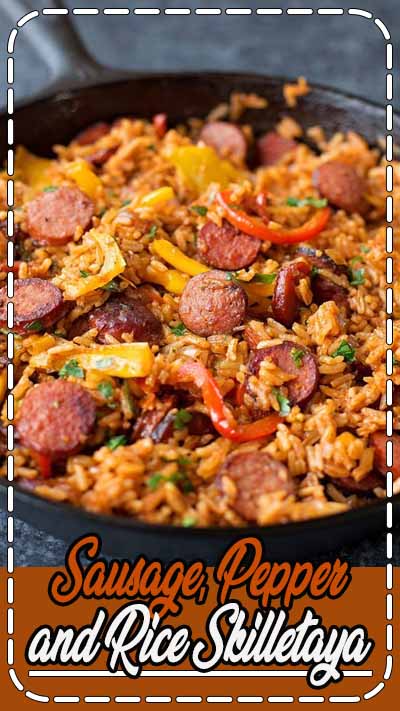 
Sausage, Pepper and Rice Skilletaya
-image