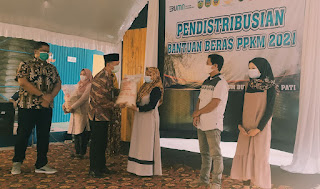 Di Jepara Beras Bantuan Dampak PPKM Mulai Dibagikan 1 SAVE 20210729 173631