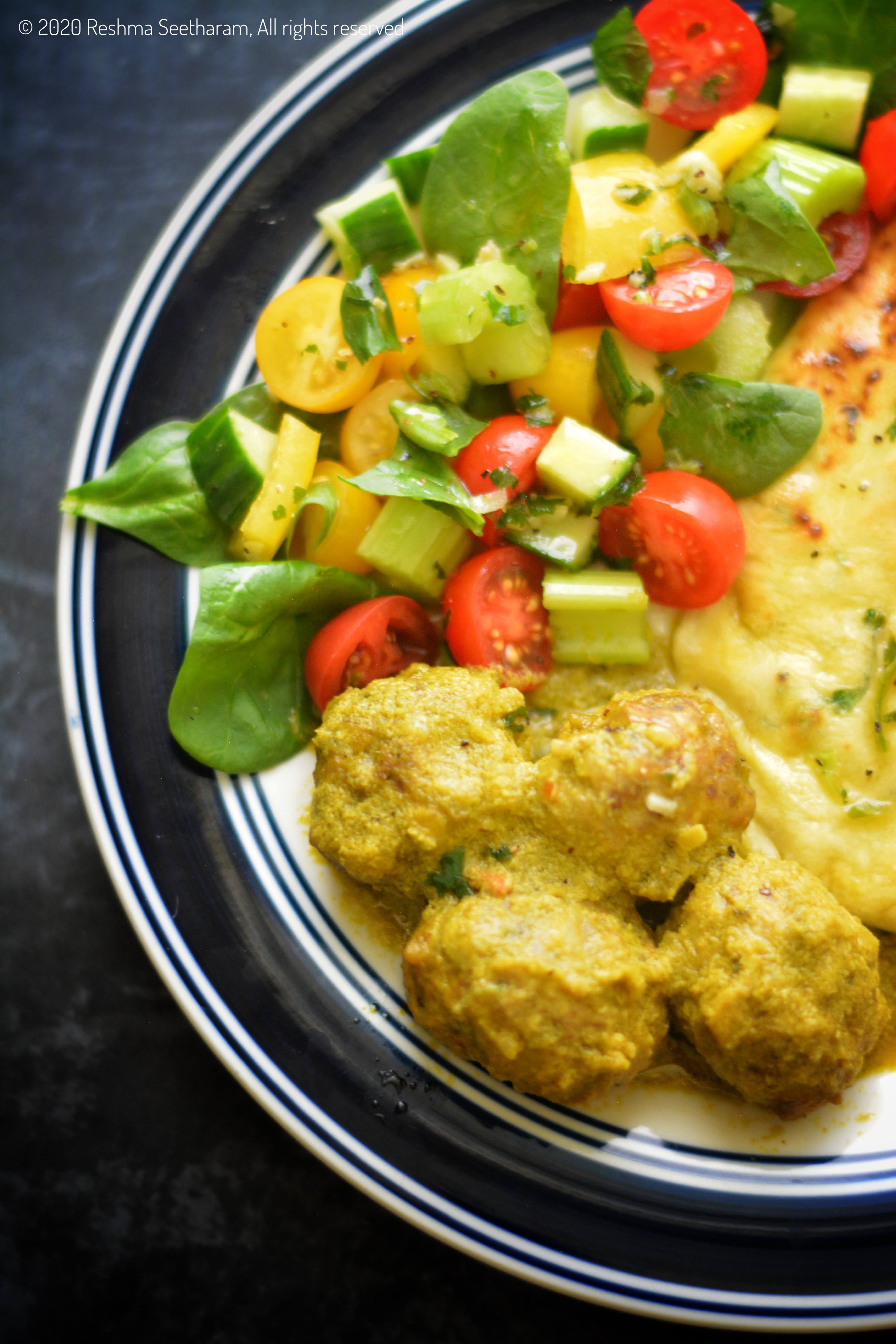 Turkey meatball curry