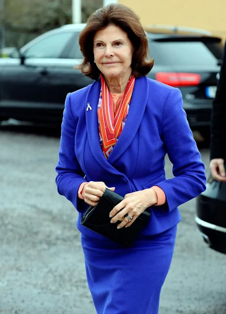 Queen Silvia of Sweden carried out the opening of a new clinic in Lilla Erstagarden hospice which works for children and young people requiring medical care.