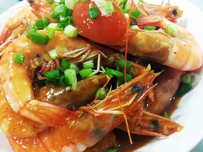 Love is THE ingredient Ketchup Garlic Prawns