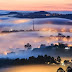 Da Lat in the fog
