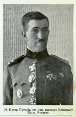 Petar Prokić as Engineer Colonel Commandant of the railway command.