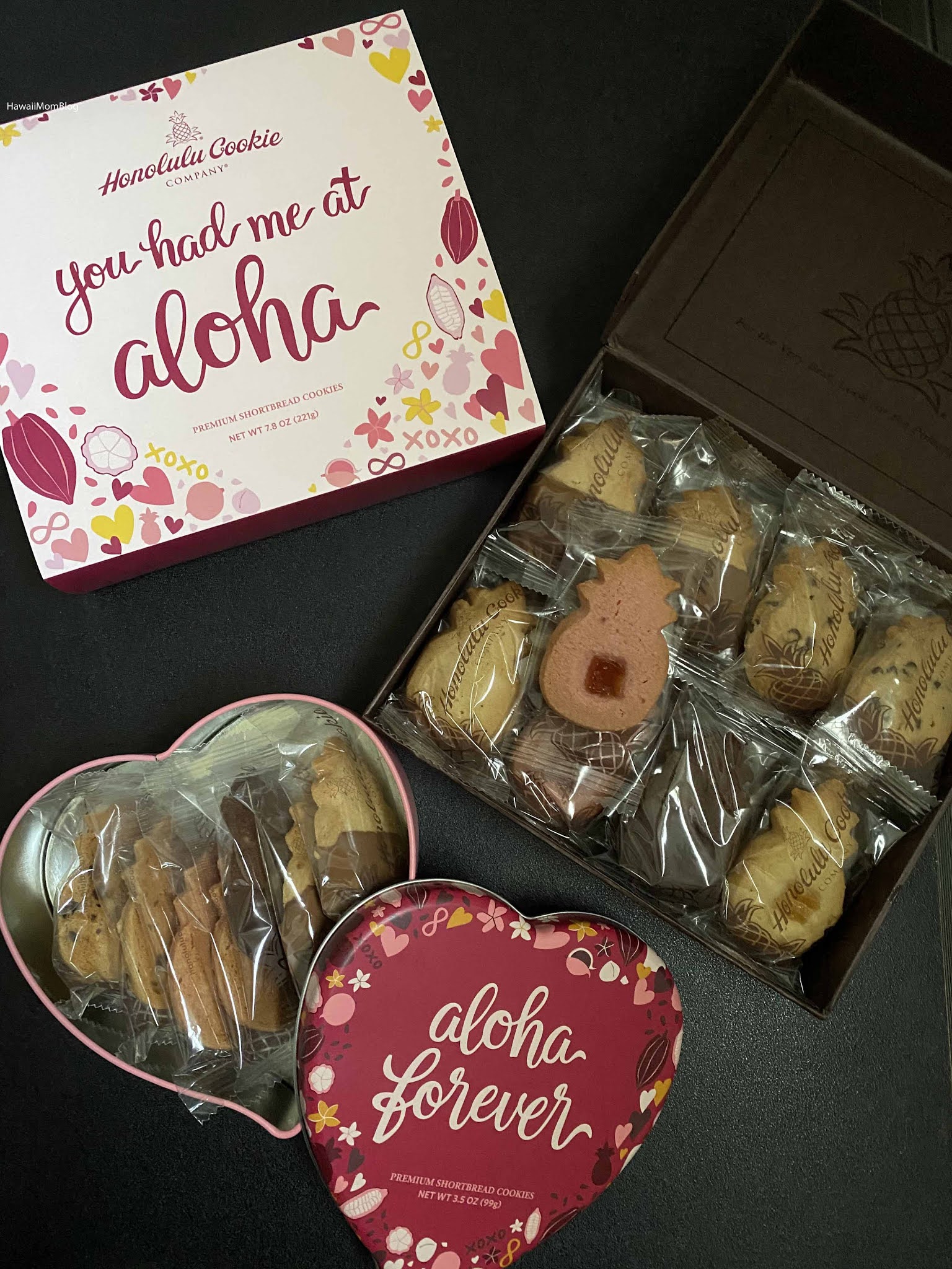 Hawaii Mom Blog Honolulu Cookie Company's 2021 Valentine's Collection