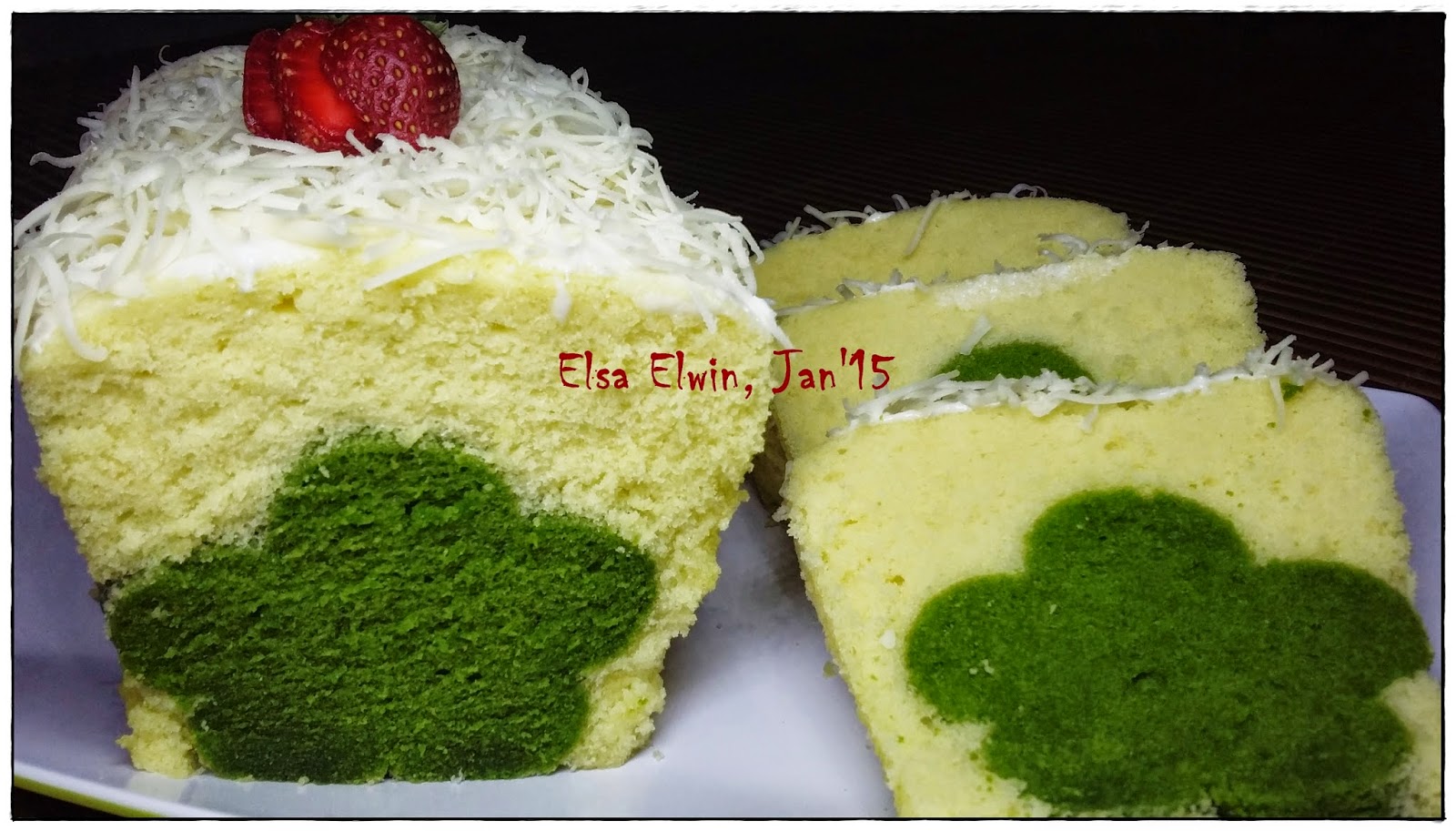 Elsa Elwin Bolu Kukus Green Tea Keju