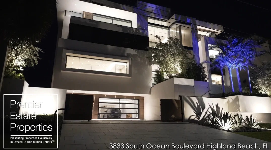 88 Photos vs. Tour 3833 S Ocean Blvd, Highland Beach, FL Ultra Luxury Mansion Interior Design