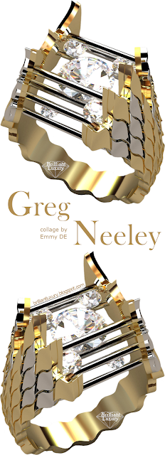 ♦Greg Neeley Caged Fire Diamond Ring #gregneeley #jewelry #brilliantluxury