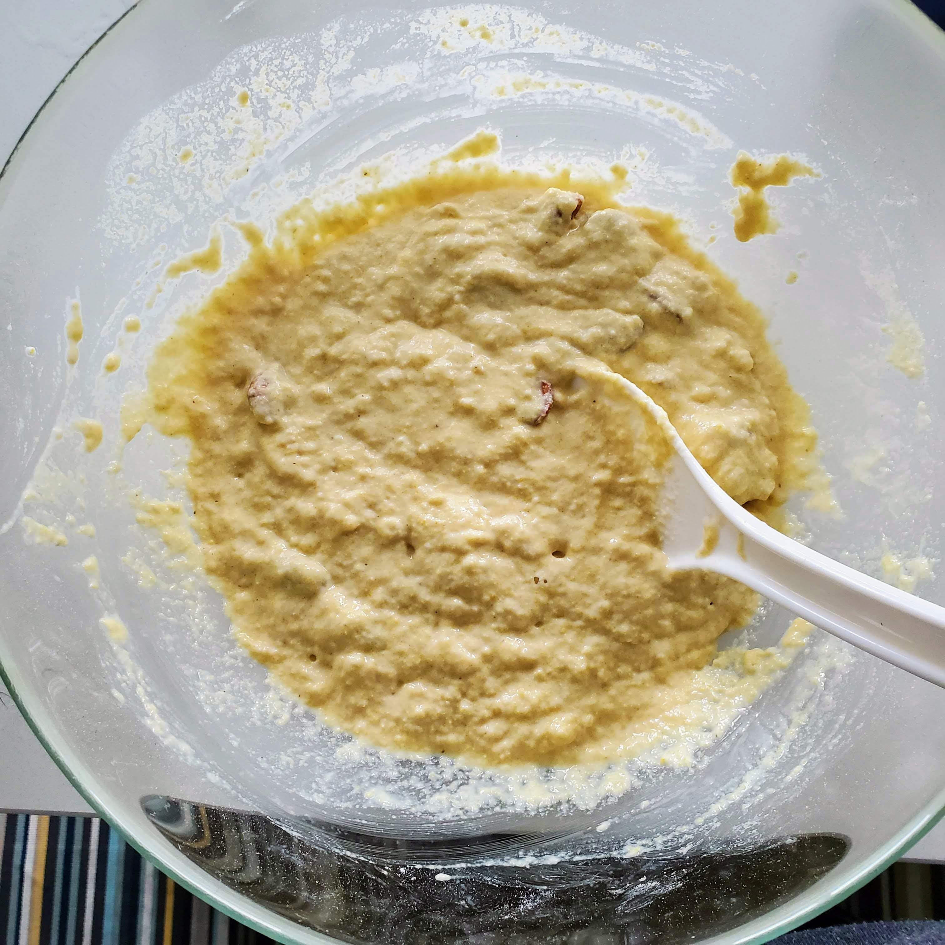 Corn meal cake with chocolate chip (version 2)