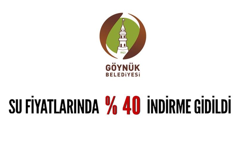 Göynük’te Su Fiyatına % 40 İndirim