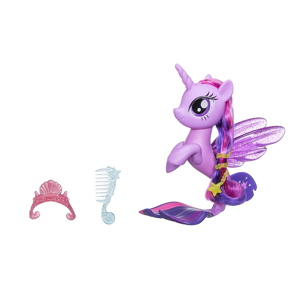 MLP My Little Pony The Movie Glitter & Style Seapony G4 Brushables MLP Merch