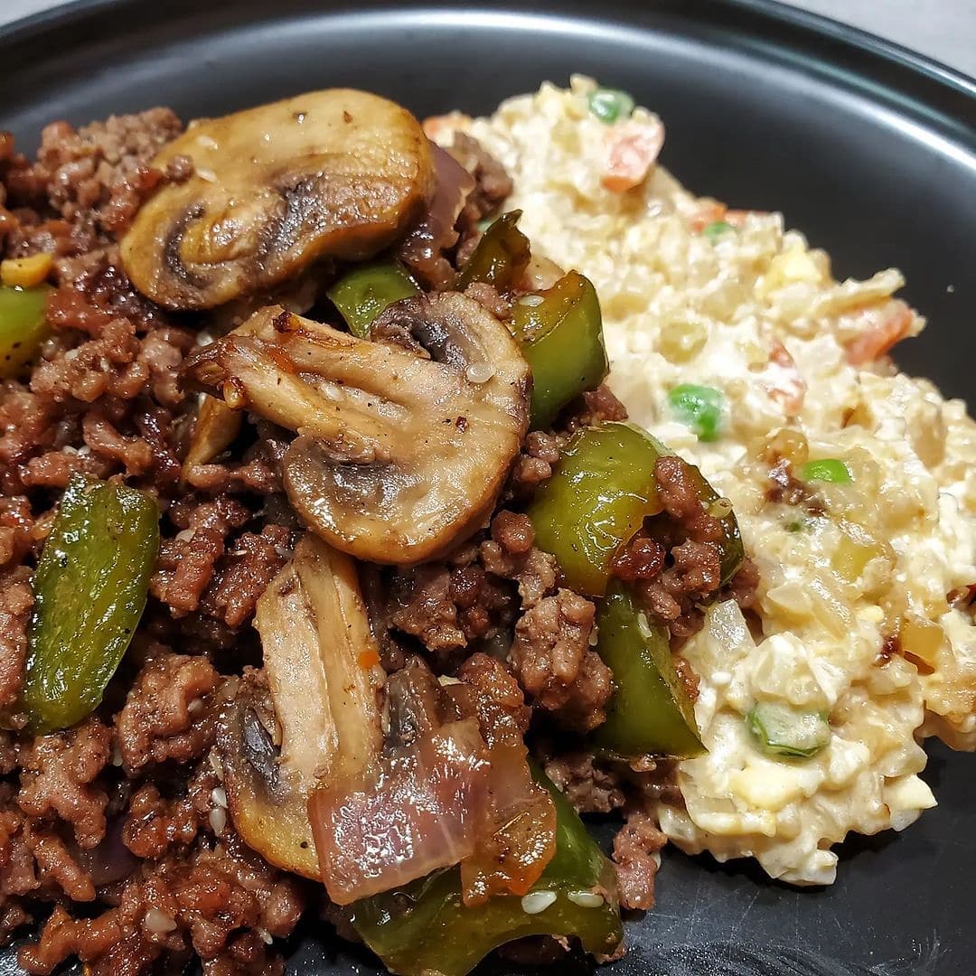 Korean Ground Beef W/ Fried Rice Style Cauli Rice...
