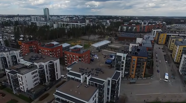 Многоэтажки в Финляндии. Здесь вы не встретите высоток в 20-20 этажей – в повсюду дома на 2-6 этажей