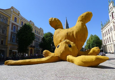 real life is elsewhere: the big yellow rabbit