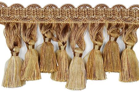 Embroidered Tassel Trim, Curtain Tassel Trim, Pillow Tassel Trim