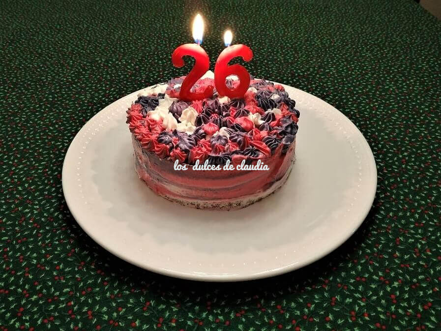 Los Dulces de Claudia: Torta de cumpleaños 26 Años