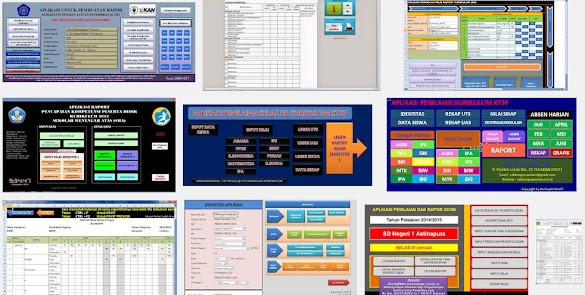 Aplikasi Raport Ktsp Sd, Smp, Mts, Sma, Smk Terbaru 2015