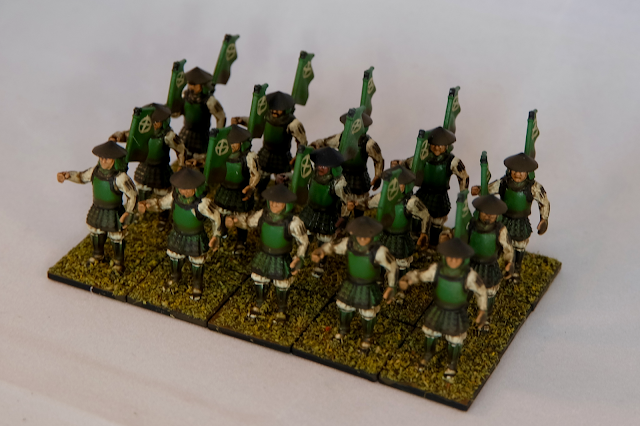 Ashigaru Yari Troops isometric view Ashigaru troops Isometric