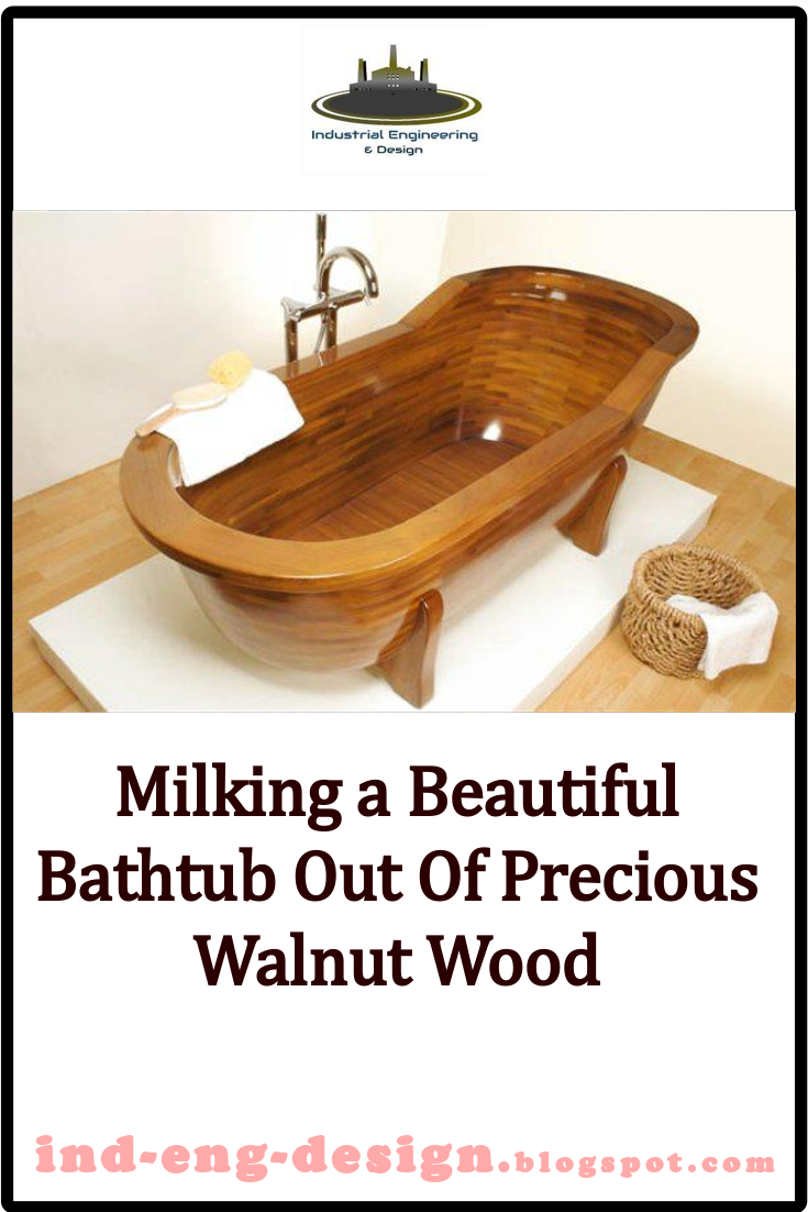 Miling a Beautiful Bathtub Out Of Precious Walnut Wood MagOne 2016