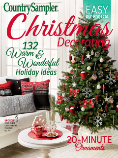 Christmas Curb Appeal Country Sampler Christmas Decorating 2017 Feature