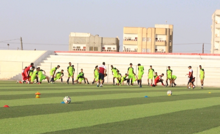 بالصور | تدريبات المنتخب اليمني الأولمبي ضمن المعسكر الدريبي الداخلي في محافظة المهره