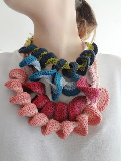 Crochet Spin Necklaces - pattern release