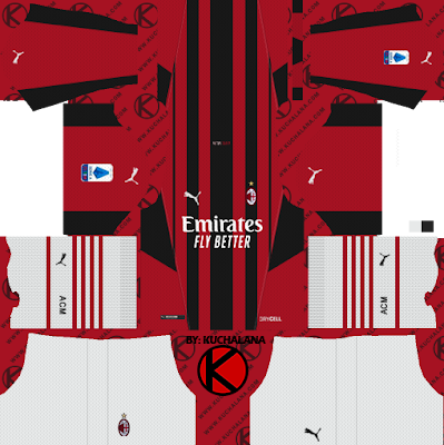 AC Milan Kits 2021/22 - DLS2019 Kits
