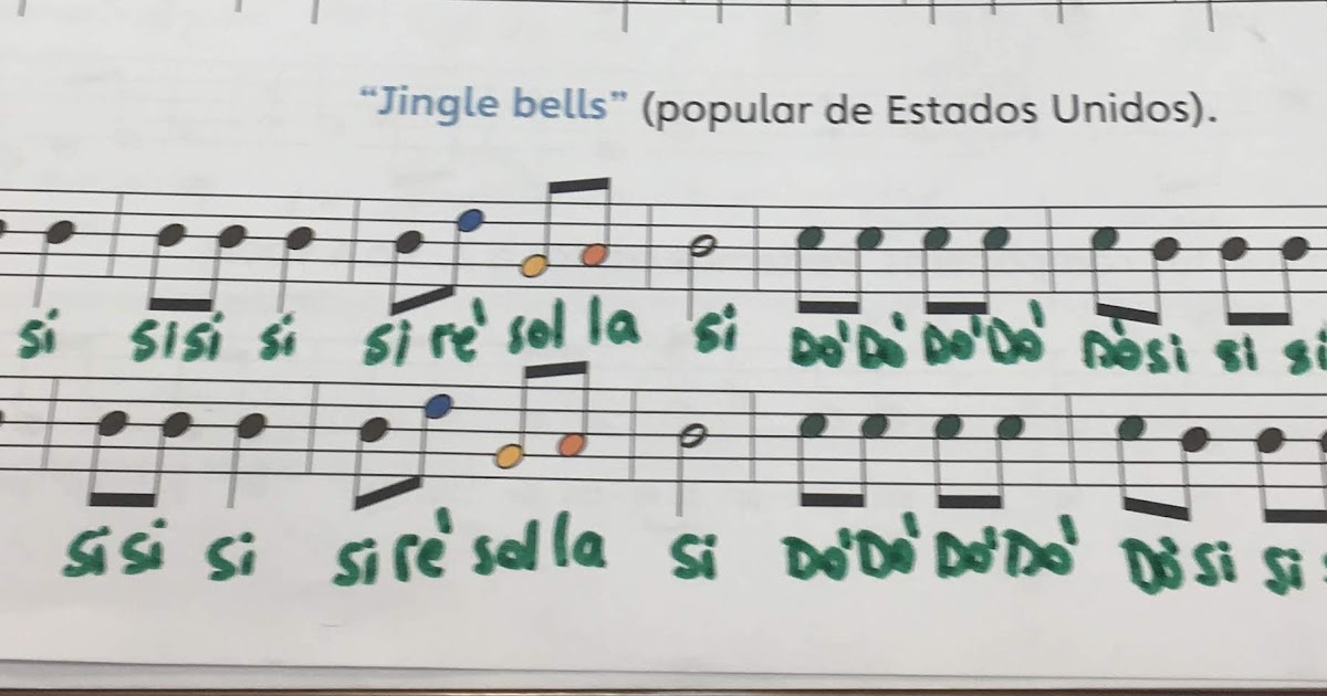💙🧡💛💚🎼Mi música🎷🥁🎻🎸🪕🎹 ️ Jingle bells , de 4 curso de primaria