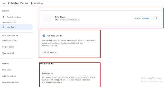 Publikasi Berhasil Dilakukan Publikasi Berhasil Dilakukan