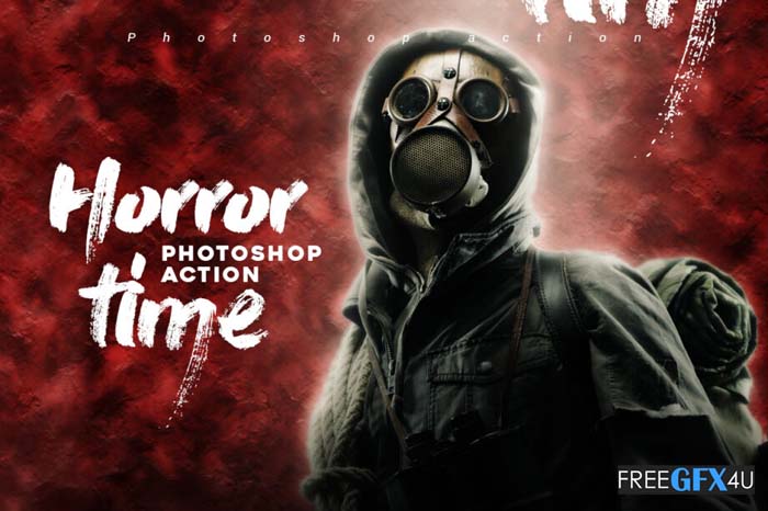 Horror Time Photoshop Action Free Download Horror Time Photoshop Action