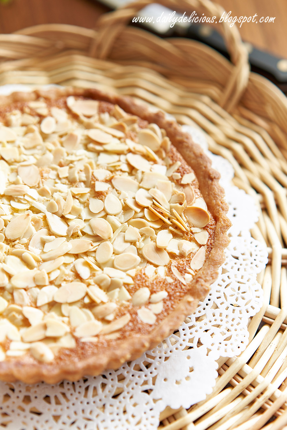 dailydelicious Almond Tart Dairy free version