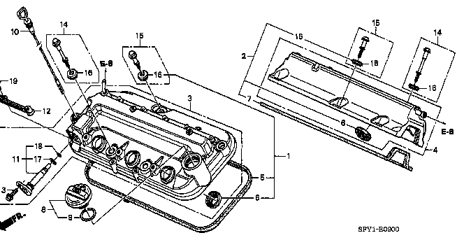 KP Gasket: Honda Accord 3.5 V6 Rocker Cover Gasket