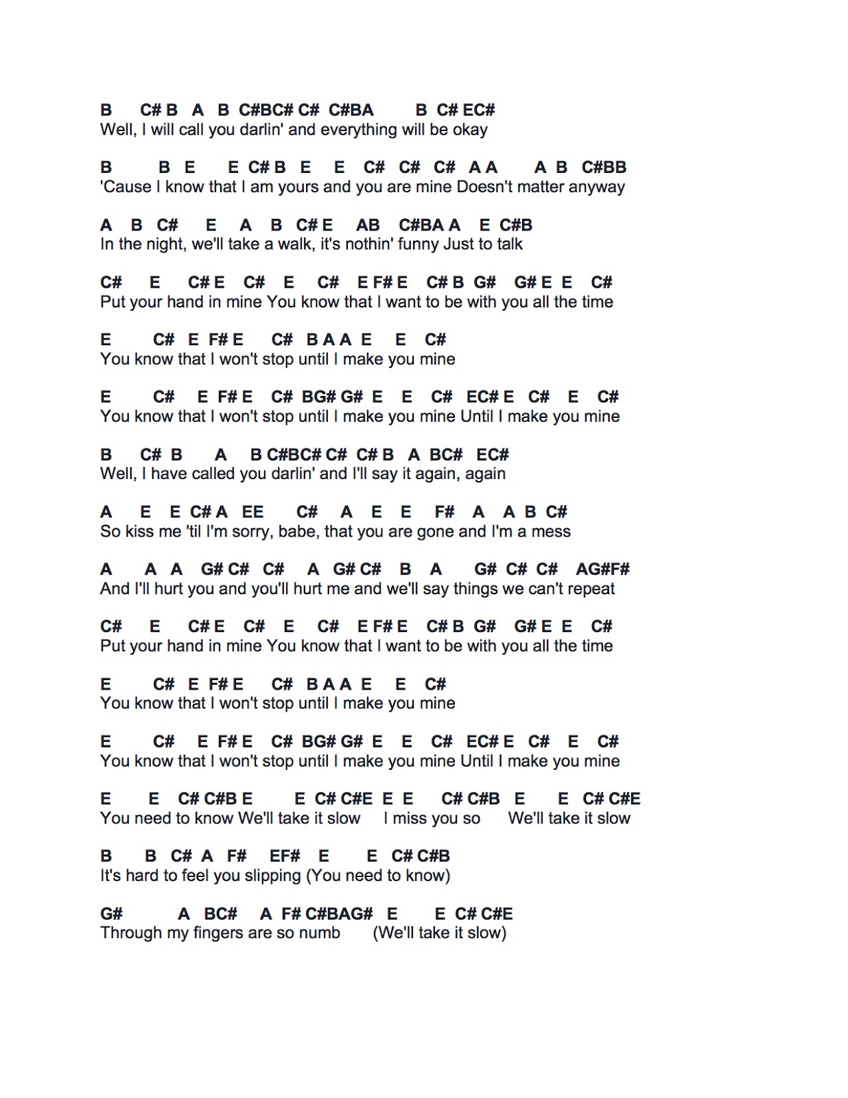 Flute Sheet Music Make You Mine