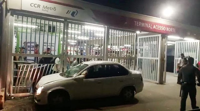 Salvador - Motorista é baleado na cabeça e atropela duas mulheres na Rótula do Abacaxi