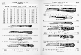 George Wostenholm and Sons IXL Pocket Knife Models of 1910