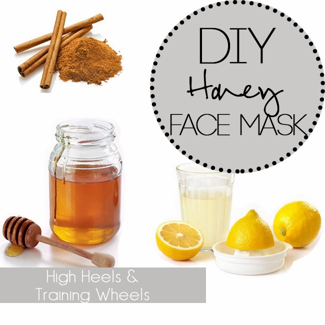 DIY face Training to Face Mask Honey diy High tone skin Wheels:  Heels even out and mask