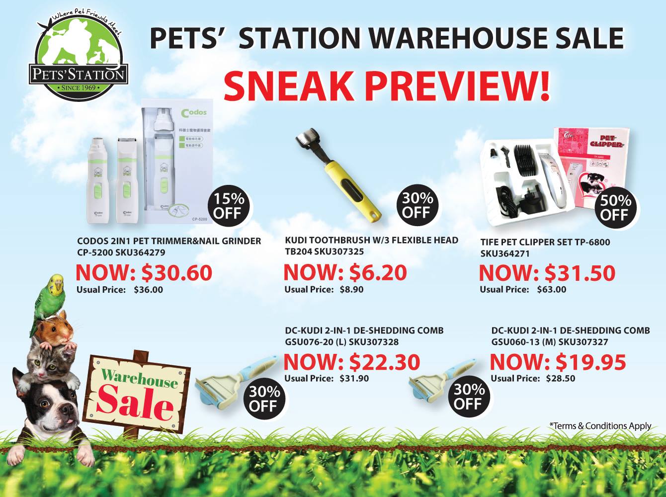 SG warehouse sales and events PETS STATION Warehouse Sale Sneek Previews 3 to 5 June 2016