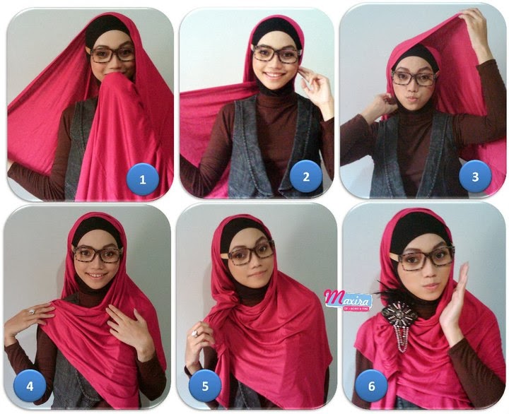 Hijab Shawl untuk Wanita Berkacamata