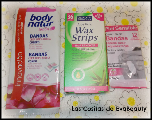 Bandas de cera depilatoria Body Natur, Beauty Formulas y Deliplús